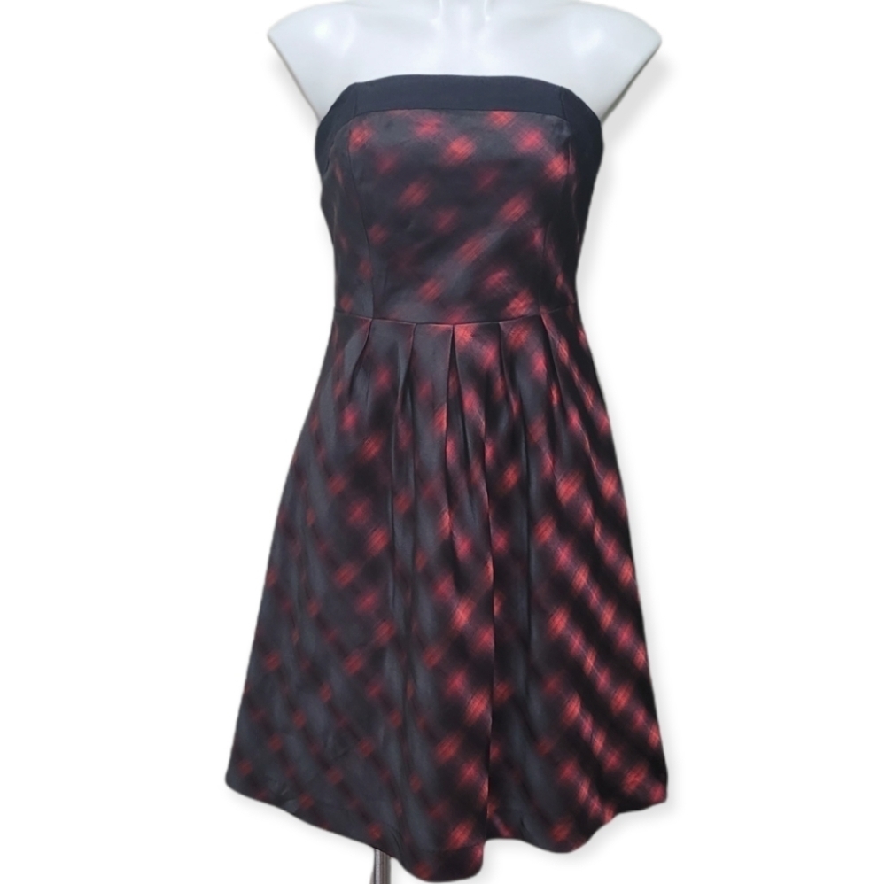 The Limited Women Black Strapless Formal Cocktail Dress 6
